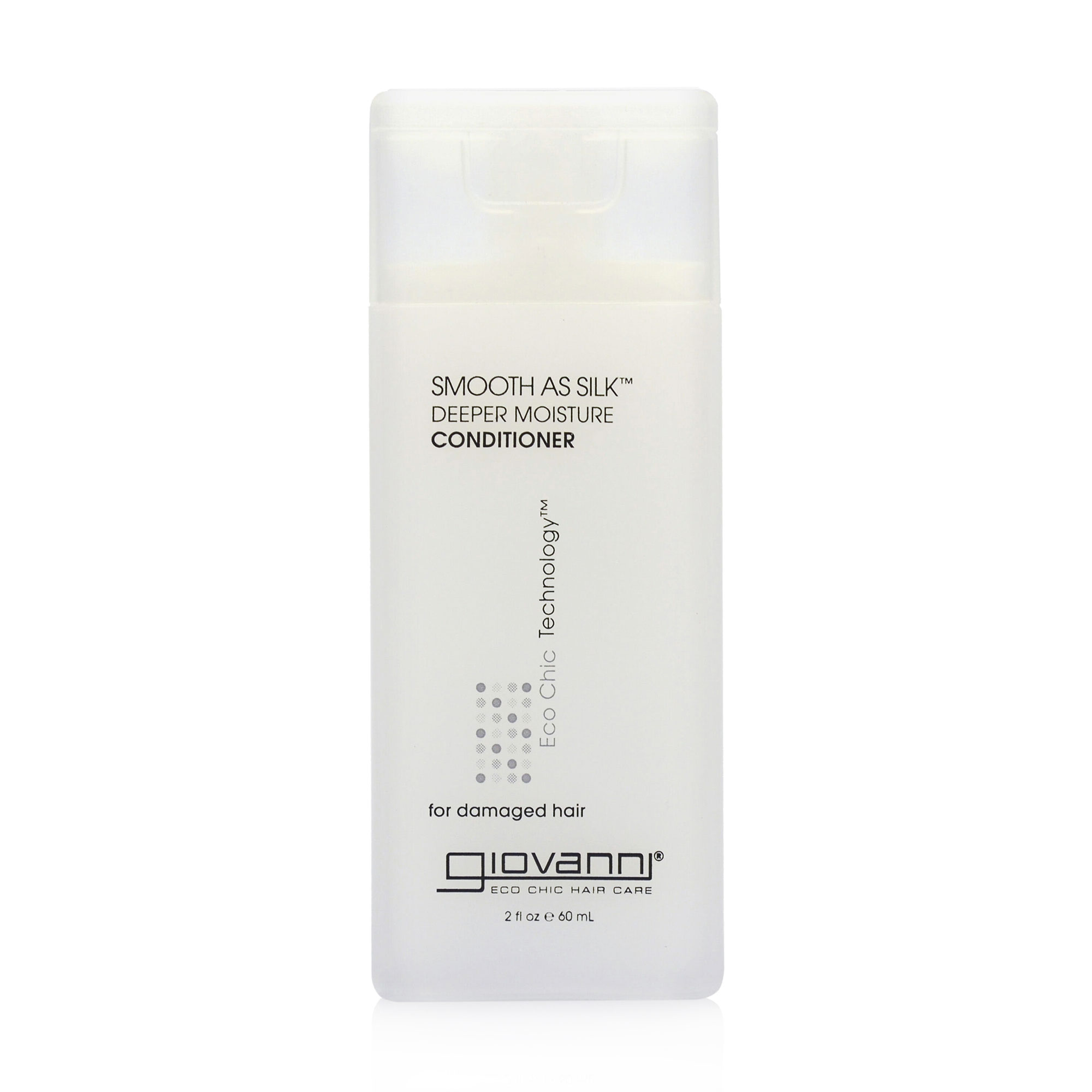 Зволожувальний кондиціонер Giovanni Eco Chic Technology Smooth As Silk Deeper Moisture Conditioner для пошкодженого волосся, 60 мл